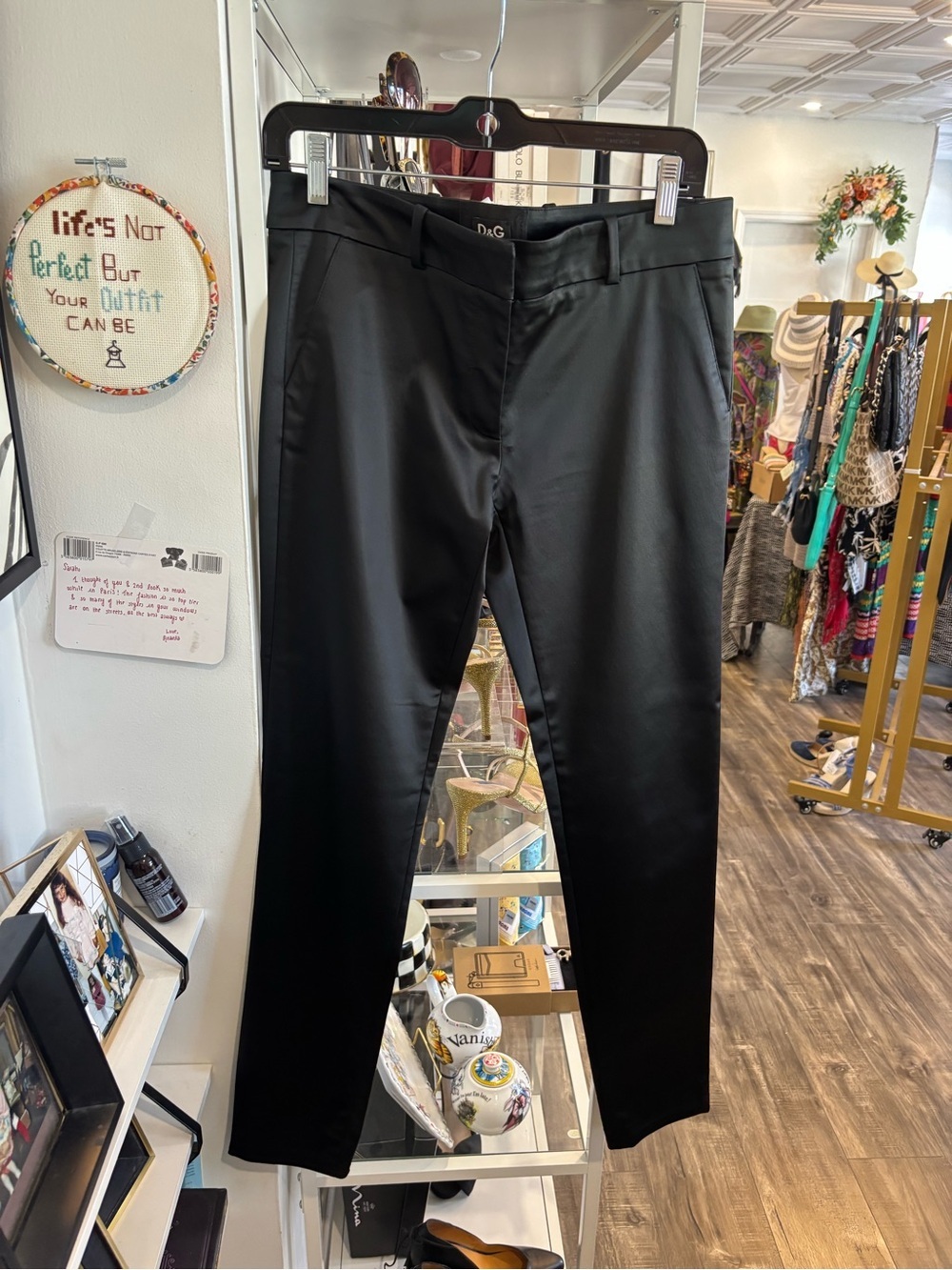Dolce & Gabbana Black Tailored Dress Pants